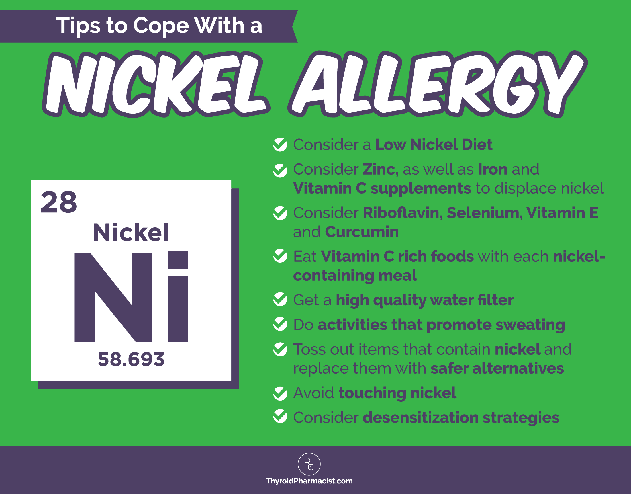 Nickel in the Kitchen – Nickel Food Allergy