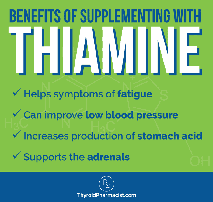 The Benefits of Thiamine Supplements