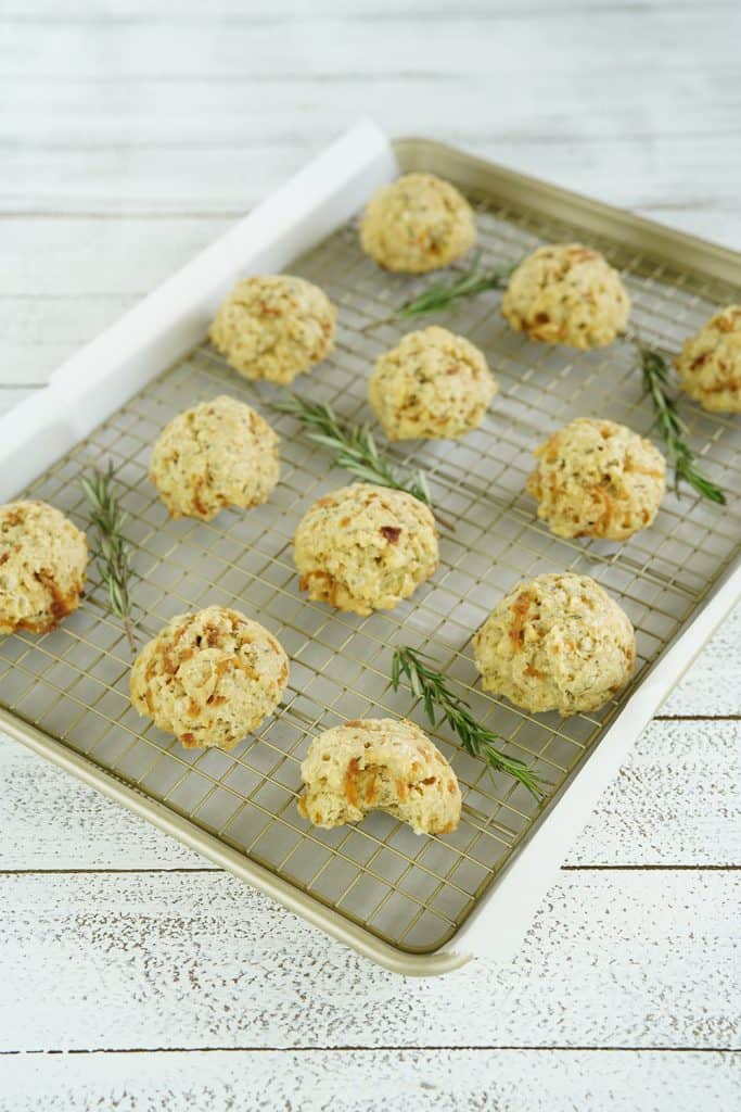 Caramelized Onion and Rosemary Biscuits