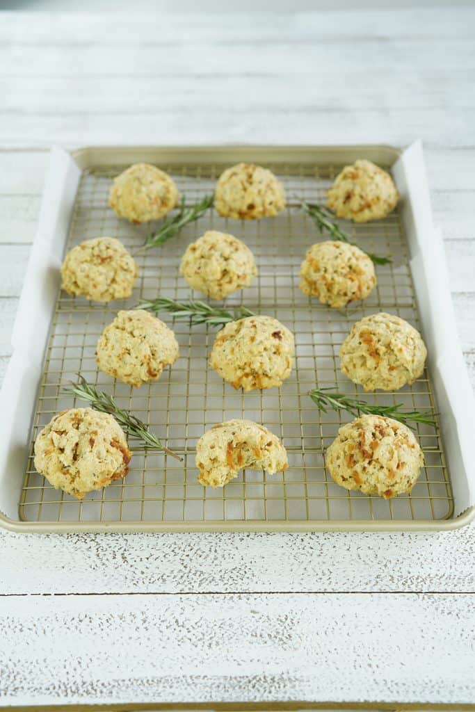 Caramelized Onion and Rosemary Biscuits