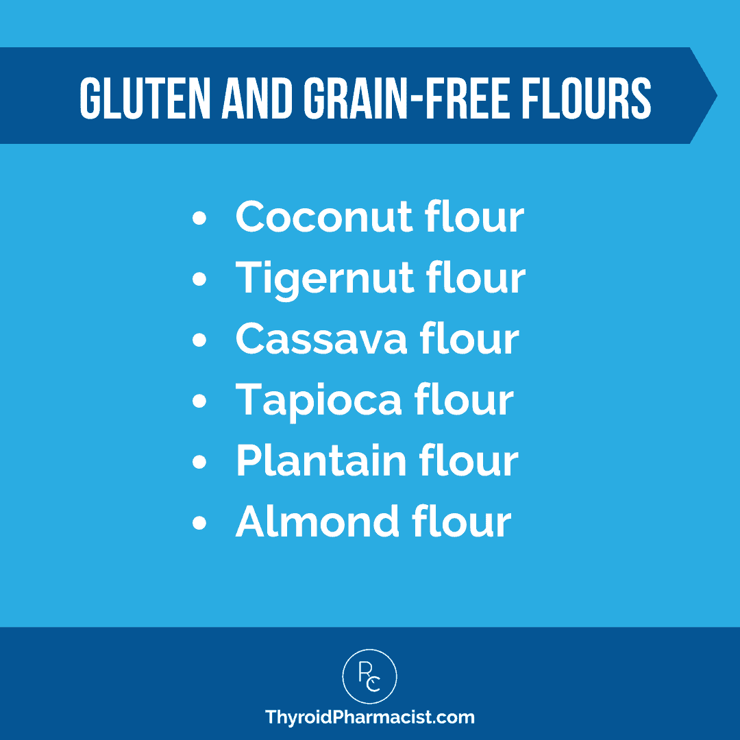 List of Gluten and Grain-Free Flours