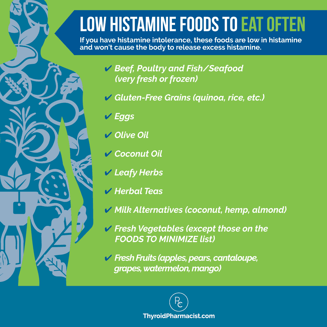 Low Histamine Foods to Eat Often 